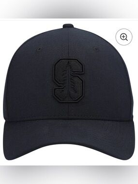 Nike Stanford Cardinal Dri-FIT Classic99 Black Fitted Hat L/XL S Logo Cap